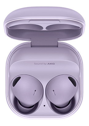 Logo-Galaxy Buds2 Pro Purple Case